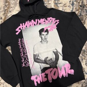 Shawn Mendes Black and Pink Tour Hoodie